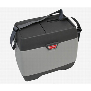 New Model! Lower Current Draw. Lower Noise Level. High dome lid. This unit is a totally portable yet very powerful 12 volt fridge / freezer for camping, cars, trucks and boats. Very popular with drivers that are regularly moving from one vehicle to anothe