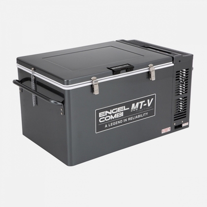 57 Litre Combi Fridge-Freezer  The latest model is the MTV series of portable fridge freezers. Featuring a fridge capacity of 32 litres and a freezer capacity of 25 litres.  Features include:  DC Power Consumption: Variable from 0.5 – 4.2 AMPS Power: Buil