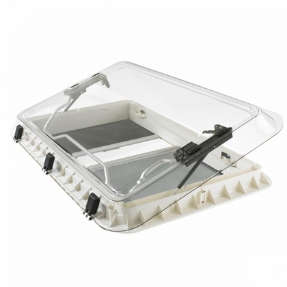 The Heki 2 roof vent is made from a robust and weather-proof material and has been developed especially for caravans and motorhomes. The large opening allows plenty of light and optimal ventilation.