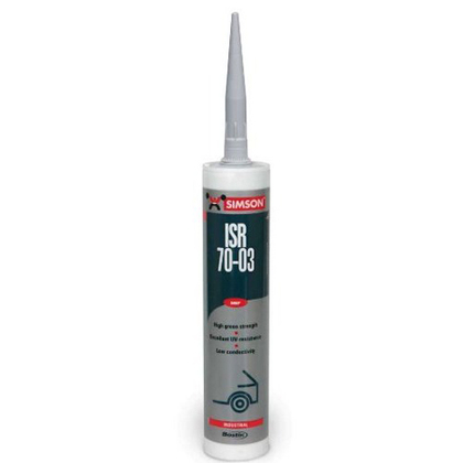 Simson ISR Elastic sealant/adhesive with high strength and flexibility. Typical uses: bus, truck, caravan, trailer and train fabrication. 70-03 is capable of providing high strength, structural bonds of metal and polyester panels without the use of mechan