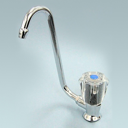Cold Tap Single tap with folding spout. Campervan Caravan Motorhome RV Bus Camper Trailer Boat       RIGHT HAND SPOUT