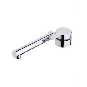 Solid chrome on brass construction Hot/Cold mixer Fold down tap Low profile to suit the Dometic/Cramer sinks with fold down lid Suits 39mm hole cutout Minimum height required above mounting base = 25mm Supplied with flexible hoses. Hose input is ½" male B