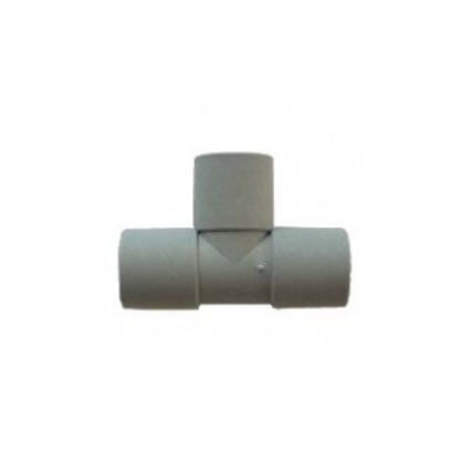 Campervan Caravan Motorhome RV Bus Camper Trailer Boat       28mm T Connector  28mm Push fit pipe connector for use on 28mm pipe system.  Colour: Grey Material: Polypropylene Dimensions: 28mm