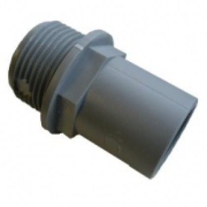 Campervan Caravan Motorhome RV Bus Camper Trailer Boat       28mm - 1" BSP Tank Connector  28mm Waste tank connector is ideal for a motorhome where a 28mm sink waste is required to be connected to the waste water tank. 1" BSP thread. 28mm ridged pipe will
