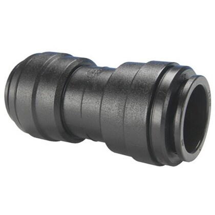 John Guest Speedfit 12mm Straight Connector John Guest Speedfit is an easy to use, plastic push-fit system suitable for the plumbing of hot and cold water. The flexible piping system significantly reduces installation time without the need for specialist 