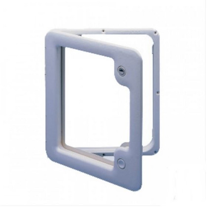 This high quality service door is the standard door used for Thetford Cassette Toilets in motorhomes and caravans. Easy to install horizontally or vertically. Manufactured using high-grade lightweight plastics, making them extremely durable Double seal en