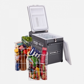 39 Litre Combi Fridge-Freezer  The latest model is the MTV series of portable fridge freezers. Featuring a fridge capacity of 17, 23 or 40 litres and a freezer capacity of 16 or 22 litres depending on your configuration.  Features include:  DC Power Consu