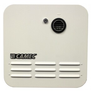 Camec Instantaneous Gas Water Heater White or Black Camecs Instantaneous Water Heater system is an economical solution for RVs to supply constant hot water. Unlike 240V systems that draw massive current, clever design of this system means it can operate f
