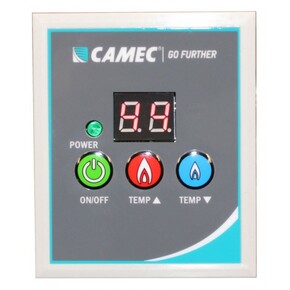 Camec Instantaneous Gas Water Heater White or Black Camecs Instantaneous Water Heater system is an economical solution for RVs to supply constant hot water. Unlike 240V systems that draw massive current, clever design of this system means it can operate f