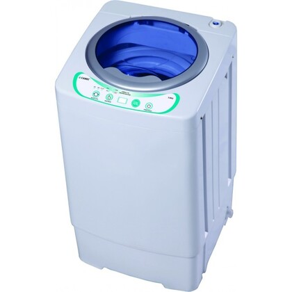 Campervan Caravan Motorhome RV Bus Camper Trailer Boat       Travelling on the road should not mean leaving all the comforts of home behind. Take a little bit of luxury with you with the Camec Compact 3kg Top Loader Washing Machine. The washing machine is