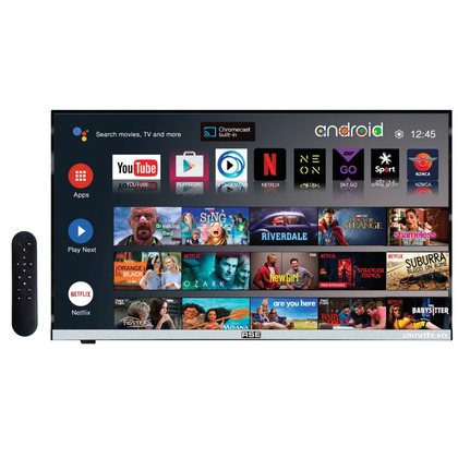 This 22" Google Certified Smart TV has built-in DVBS-2 (High Definition Satellite) and DVB-T (Terrestrial Freeview) receivers. It also has Bluetooth, DVD Player and USB Port for full Media Centre capability.  Android 9 Voice Activated Remote Chromecast Bu