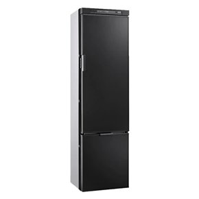A tropical rated fridge with reversible door entrance.  The Thetford 3 way N4141A 140 Litre refrigerator is a narrow profile fridge and has excellent cooling performance.  Comes with a state of the art touch screen LCD display   The lower part of the frid