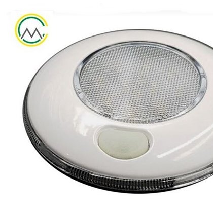 Ultra compact surface mount round light. The integrated low profile tactile switch provides a simple solution to complex lighting scenarios. The switch will also passively glow in the dark (after being exposed to ambient light). Very easy to install and e