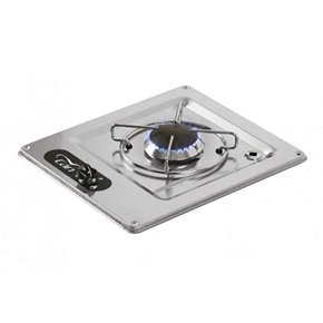 CAN Single Burner Gas Hob For over thirty years CAN have stood for quality within the kitchen for the marine market. Supplying Hobs and Sinks with professional performances, designed for those who, even whilst travelling, wish to cook just as they would a