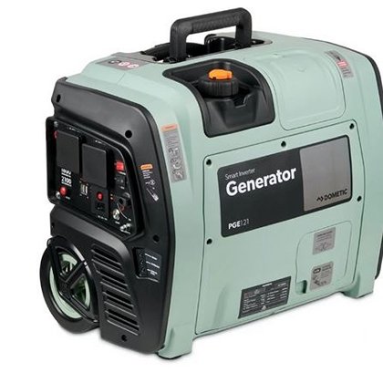 The Dometic portable inverter generator is an ideal power source for long camping and RV holidays when you are off-grid. Thanks to the powerful pure sine wave technology, the PGE121 can generate power to charge RV house batteries and power-sensitive elect