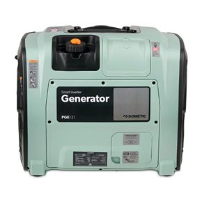 The Dometic portable inverter generator is an ideal power source for long camping and RV holidays when you are off-grid. Thanks to the powerful pure sine wave technology, the PGE121 can generate power to charge RV house batteries and power-sensitive elect