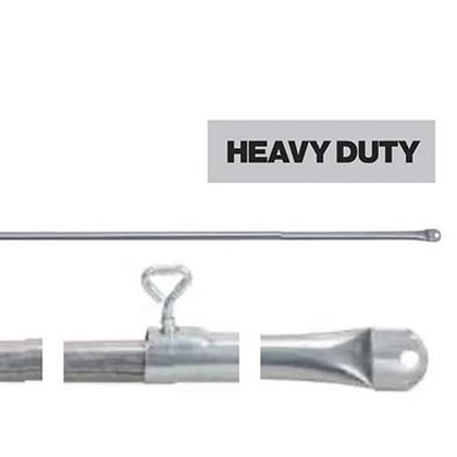 Roof Rail with Tee Nut Fitting (TN) - Heavy Duty - 3 Piece  Dimensions  Max Height: 3,050mm Diameter: 22.2mm to 25.4mm