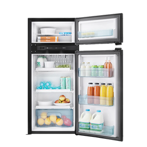 This model is the Right-Hand Door  The Thetford 3 way N4175 refrigerator is an ammonia fridge and has been developed to meet the higher ambient temperatures of New Zealand.   Thetford’s N4175 R/H refrigerators can perform in tropical temperatures and stil