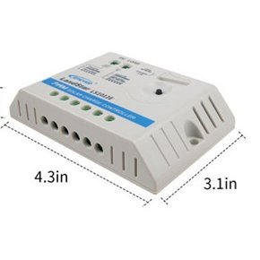 Solar Controller 10 Amp 12/24V With USB