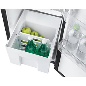 The new T2000 series 12V refrigerators are designed to replace the old-technology 3-way fridges.   Automatic temperature control Climate class SN-T Separate freezer regulation Slide-out box Shelf food retainers Bottle and vegetable drawer Absorption equiv