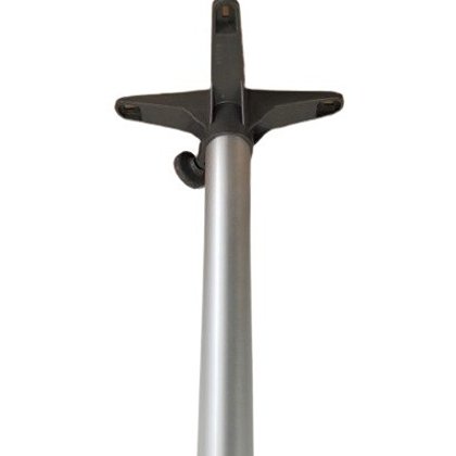 Quick Release Table Pedestal & Base  Free standing, easily removable table pedestal for optimal space in RV and boat. The pedestal is easy to install and remove by a pivoting movement of the column. It has a strong plastic crossbar for attaching a table t
